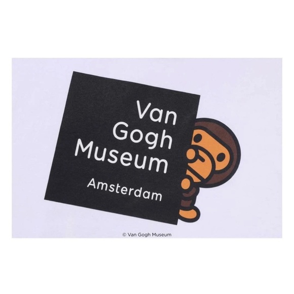 A Bathing Ape | Van Gogh | Baby Milo | Graphic T-Shirt | Medium | New - Picture 4 of 8